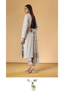 Best Selling High Quality Genuine Leather Fabric Salwar Kameez <b>Ladies</b> Indian & Pakistani Clothing Wholesale Collection - Product Image 4