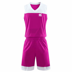 Conjuntos de Uniformes de Baloncesto Premium para Hombre, 100% Poliéster, Secado Rápido, Transpirable, Antibacteriano, Diseño Sólido en 3D, Sin Mangas - Product Image 1