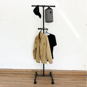 Space-Saving Metal Double Tier Standing Clothes Organizer for Wardrobe Balcony Kitchen-GQA68031 - Product Image 5