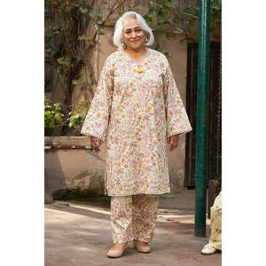 เสื้อเชิ้ตผ้าฝ้ายพิมพ์ลายลำลอง SL-62024 แขนสามส่วน สำหรับฤดูใบไม้ผลิ/ฤดูร้อน - Product Image 2