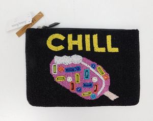 High Quality Western Fashion Accessory Handcrafted Cowboy Beaded Pouch in <b>Yellow</b> Green Black with Zipper Closure Mini Coin <b>Purse</b> - Product Image 5