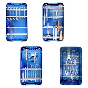 Juego de instrumentos de placa de bloqueo ortopédico para mascotas quirúrgicas, destornillador de acero manchado, alicates de reinicio, taladro guía - Product Image 2