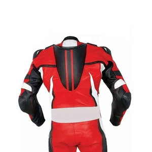 Trajes de moto de longitud regular de tendencia superior/100% chaquetas de cuero de moto transpirables y cómodas - Product Image 4