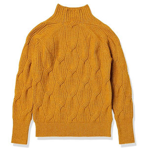 Women's 2025 Plus Size Breathable Loose Oversized <b>Chunky</b> <b>Knitted</b> Pullover Sweater <b>Jumper</b> Tops Mock-neck Sleeve Winter Regular - Product Image 5