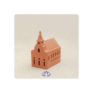 CHRISTMAS TREE TERRACOTTA <b>CANDLE</b> HOLDER for CHRISTMAS DECORATION HANDMADE TERRACOTTA PRODUCTS FROM VIETNAM 2025 - Product Image 1