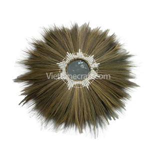 Decoración de pared de espejo de paja de alta calidad, Viettimecraft colgante de pared al por mayor - Product Image 5