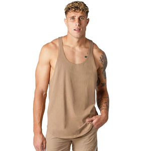 Venta al por mayor de artículos de nueva tendencia de moda de calidad duradera con precio ajustable personalizar camiseta sin mangas con logotipo - Product Image 4