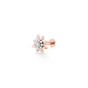 Bright Star Anneau de nez, bijou de nombril et piercing d'oreille à vis en acier inoxydable et titane - Product Image 3