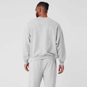 เสื้อสเวตเตอร์คอกลมชายเสื้อสวมหัวลำลองนุ่มสบายสำหรับสวมใส่ในชีวิตประจำวันเหมาะสำหรับฝังรากลึกในฤดูใบไม้ร่วงและฤดูหนาว - Product Image 3