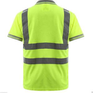T-shirt de sécurité haute visibilité à manches courtes pour homme de bonne qualité, réfléchissant, respirant et durable - Product Image 6