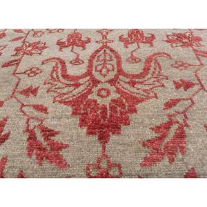 Savana Large Area Wool Rugs <b>Red</b> Orange Hand Knotted Medallion Pattern 9x12 Rectangle Kilim for Home Hallway Use-Model SKWL-570 - Product Image 3