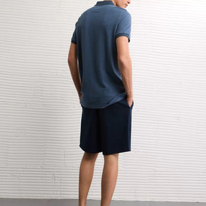 Camiseta de manga corta ajustada de alta calidad para hombre, camiseta de negocios personalizada, Jersey informal antiarrugas, OEM disponible - Product Image 2