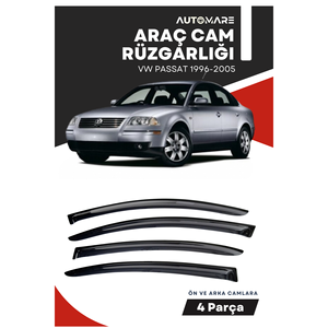 Deflector de parabrisas de tamaño especial para ventanas de coche compatibles con VOLKSWAGEN PASSAT 1996-2005 - Product Image 4