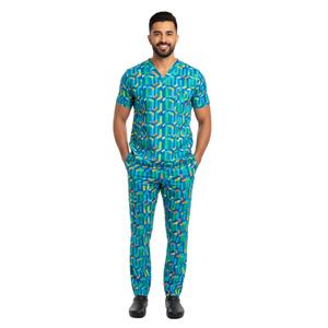 Conjunto de Uniforme Médico de Lujo para Hombre, Ligero y Duradero, Parte Superior y Pantalones de Manga Corta, Proveedor de Ropa de Trabajo para Hospital - Product Image 5