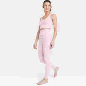 Leggings Deportivos de Cintura Alta para Mujer, Transpirables, de Secado Rápido, Sostenibles, de Spandex/Nylon, Construcción sin Costuras para Fitness - Product Image 4