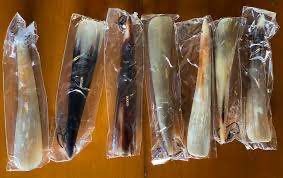 ฮอร์นรองเท้าควายธรรมชาติสำหรับผู้ชายและผู้หญิงและเด็กผู้หญิง - Product Image 5