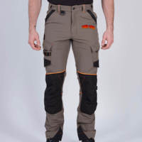 Pantalons de travail en coton sergé personnalisés pour hommes, uniformes de vêtements de travail industriels à usage intensif Pantalons de sécurité pour hommes