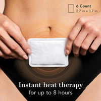 Patch thermique de soulagement de la douleur personnalisé de vente chaude coussin chauffant à base de plantes pour la douleur menstruelle