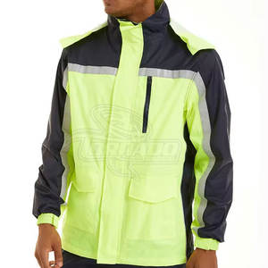 Chaqueta de Trabajo de Invierno Informal, Impermeable y Reflectante con Cuello Alto para Hombre - Product Image 2