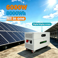 Tersedia Stok dengan Pengisian Daya Nirkabel 8kWh All in One Power Station dengan Pengisian Daya Surya Generator Surya Terbaik Sistem Surya Off Grid
