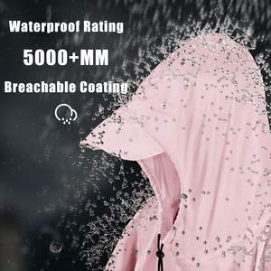 Single Lightweight Rain Poncho for Hiking <b>Camping</b> Motorcycle Travel Bushcraft Durable Multifunctional <b>Camping</b> <b>Tarp</b> for Climbing - Product Image 3