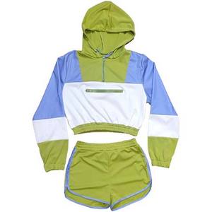 Conjunto Deportivo para Hombre, Talla Grande, Transpirable, de Poliéster, Cortavientos, con Bolsillos con Cierre, Color Liso, para Verano - Product Image 5