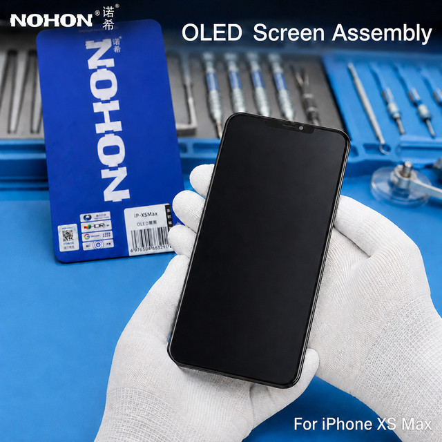 Soft OLED Screen Assembly for iPhone XS Max Replacement Display Touch Panel With Flex Cable Retail Package Mobile Repair Parts