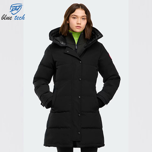 Custom <b>Women</b> Winter Knitted Puffer <b>Jacket</b> Solid <b>Hooded</b> Stylish <b>Lightweight</b> Windproof & Quick Dry <b>with</b> Custom Logo & Design Print - Product Image 5