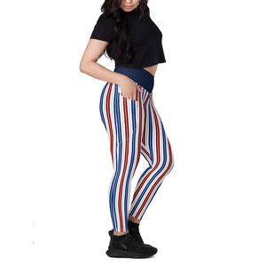 Mallas de yoga con cintura cruzada para mujer, mallas de yoga con cintura elástica de la más alta calidad, mallas de compresión al por mayor - Product Image 1