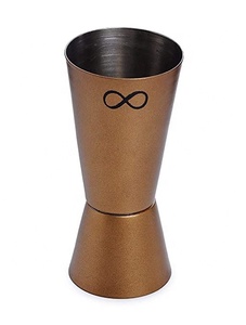 Vaso de chupito de cóctel de doble cara de acero inoxidable personalizable para uso doméstico o en el bar - Product Image 5