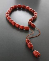 Chapelet de prière musulman, Tasbih islamique en résine, motif lapin et ange, écologique, artisanat de croissant de lune peint à la main, décoration intérieure