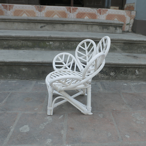 100% fait à la main Style moderne fleur rotin chaise haute enfant en bas âge taille pour salle à manger cuisine extérieur parc salon utilisation directe Vietnam - Product Image 5