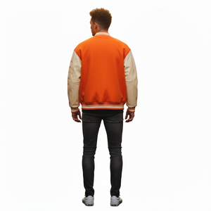 Veste universitaire unisexe, construction durable, coutures renforcées, poche à rabat personnalisée, broderie personnalisée, équipe, école - Product Image 5