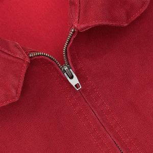 เสื้อแจ็คเก็ตทำงาน OEM ระบายอากาศได้ดี สกรีนโลโก้ได้ตามต้องการ ผ้าทวิลล์คอตตอน 100% เสื้อแจ็คเก็ตทำงานแบบเรียบสำหรับผู้ชาย เสื้อแจ็คเก็ตนิรภัยแบบสะท้อนแสงสำหรับฤดูหนาว - Product Image 3