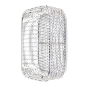 Plateau en treillis métallique de stérilisation médicale durable avec couvercle pour instruments chirurgicaux Plateau en treillis à finition polie en gros - Product Image 4