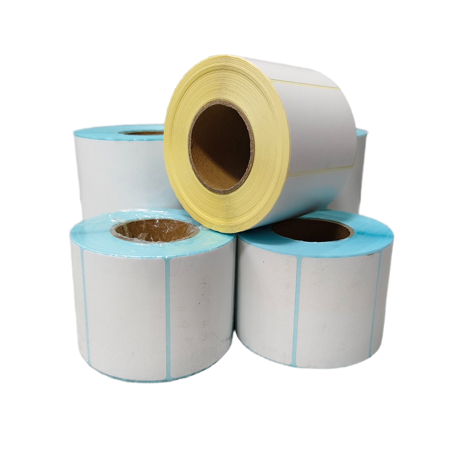 Customize Eco-Friendly Adhesive Thermal Label Roll with Hot Melt Glue for Food Packaging in Supermarkets Use 30*40 58*40mm