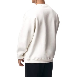 Sweat-shirt à col rond brodé de haute qualité pour homme, sweat-shirt unisexe, logo personnalisé, 100% coton, sweat-shirt à col rond vintage vierge - Product Image 5
