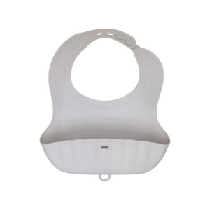 ผ้ากันเปื้อนซิลิโคนแพลตตินัมไม่มีสาร BPA สำหรับเด็กหัดเดิน - Product Image 2