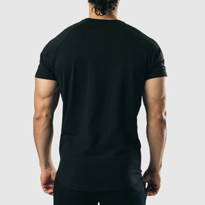 เสื้อยืดผ้าฝ้าย100% ของผู้ชายเสื้อผ้าลำลองออกแบบโลโก้สีทึบสำหรับฤดูร้อน - Product Image 3