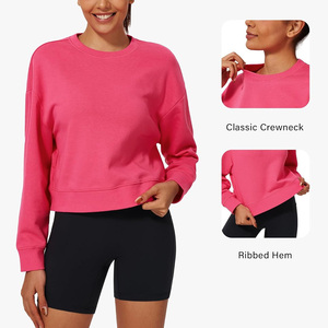 Sudadera de mujer personalizada con bordado de impresión de logotipo Ropa informal personalizada OEM ODM Proveedor directo de fábrica del fabricante - Product Image 2