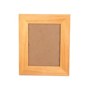 Wholesales Home Decor Cedar Wood Picture Frames Desktop Wooden Photo Frame