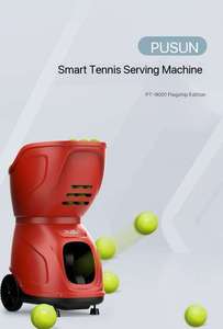 Máquina de Servir Pelotas de Tenis Automática Pusun PT9001 Versión Flagship, Dispositivo de Práctica con Más de 150 Pelotas, Frecuencia de Entrenamiento de 1.8-8s - Product Image 3