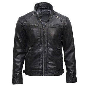 Custom Made Men's Fashion Leather <b>Jacket</b> Latest Design Winter <b>Puffer</b> <b>Cheap</b> Price Direct From Pakistan - Product Image 2