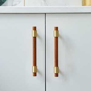 Manijas de Puerta Pulidas Impermeables para Armarios, Cajones y Guardarropas - Madera Natural Exquisita, Estilo Moderno y Natural, Lujo NatureLine - Product Image 4