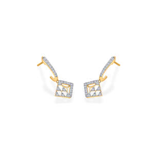 Pendientes de Aro con Perlas y Flores Vintage para Mujer - Estilo Religioso Clásico de Aleación de Zinc y Latón - Product Image 4