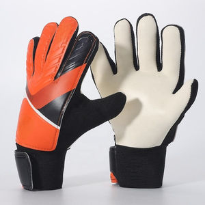 Guantes de Portero de Fútbol de Cuero de Alta Calidad, Tamaño Personalizado, Ajustables, Antideslizantes, Protección Profesional - Product Image 1