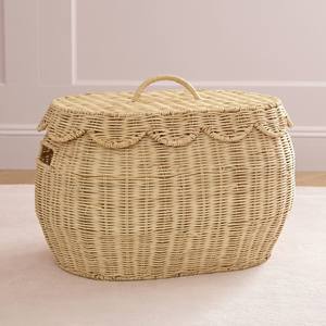 Contenedor de juguetes de ratán, cesto de almacenamiento de alta calidad, organizador esencial, cestas para ropa tejidas a mano. - Product Image 5