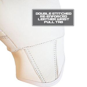 ถุงมือเบสบอลซอฟต์บอลถุงมือหนังสีทึบ OEM ออกแบบได้ตามต้องการ - Product Image 4