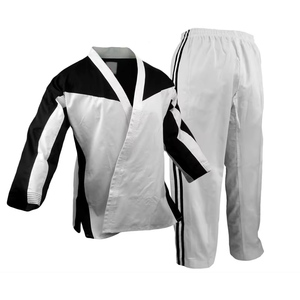 Costume d'uniforme de taekwondo en coton léger avec tissu à séchage rapide parfait pour les séances d'entraînement de karaté et d'arts martiaux - Product Image 5