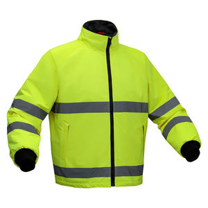 Veste de sécurité de travail de qualité supérieure, 100% polyester, haute visibilité, imperméable, combinaison de pluie, service OEM de haute qualité, veste de sécurité - Product Image 6